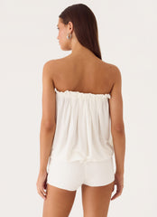 Down For You Playsuit - White