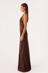 Ellopez Maxi Dress - Chocolate