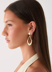 Ember Glow Earrings - Gold