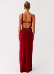 Envy Maxi Dress - Maroon