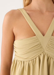 Evara Top - Olive Green