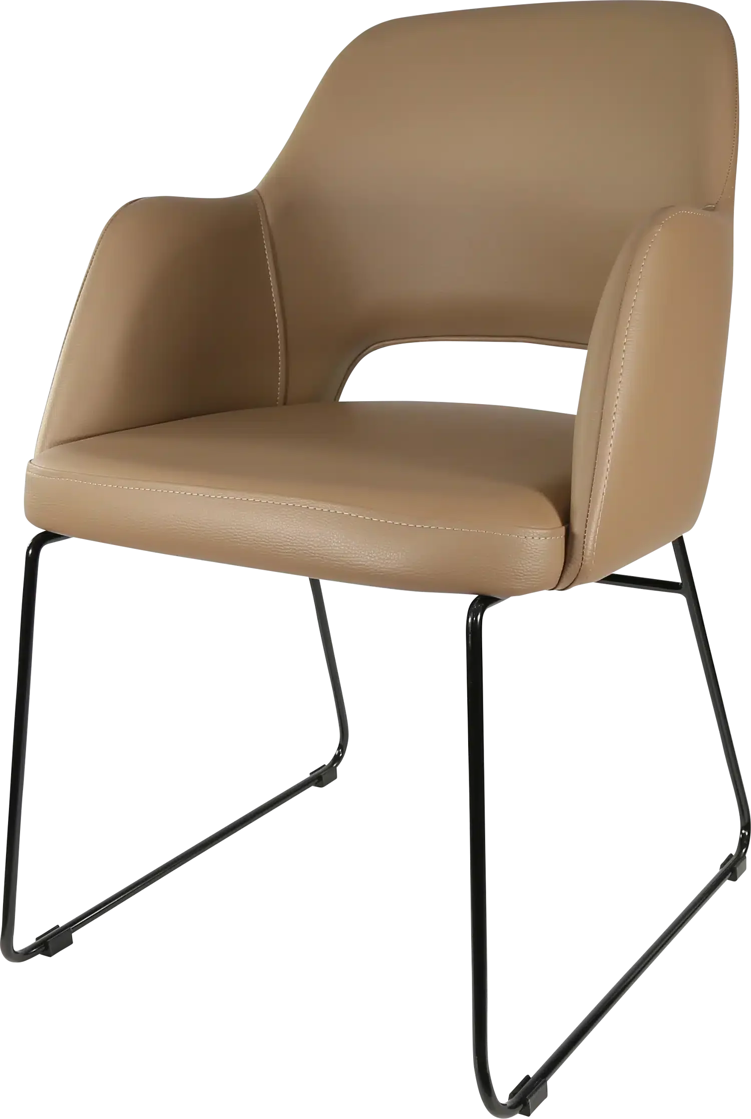 FL Sorbet Vinyl Upholstered Sled Base Hospitality Chair