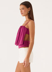 Final Touch Top - Plum