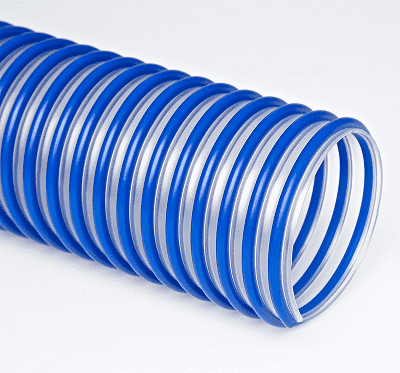 3-Flex-Tube-PU-60-HF-25 Flexaust Flex-Tube PU 60 HF 3 inch Material Handling Duct Hose - 25ft