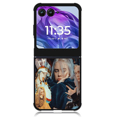 BILLIE EILISH SINGER COLLAGE Motorola Moto Razr 2024 , Moto Razr 50 Case