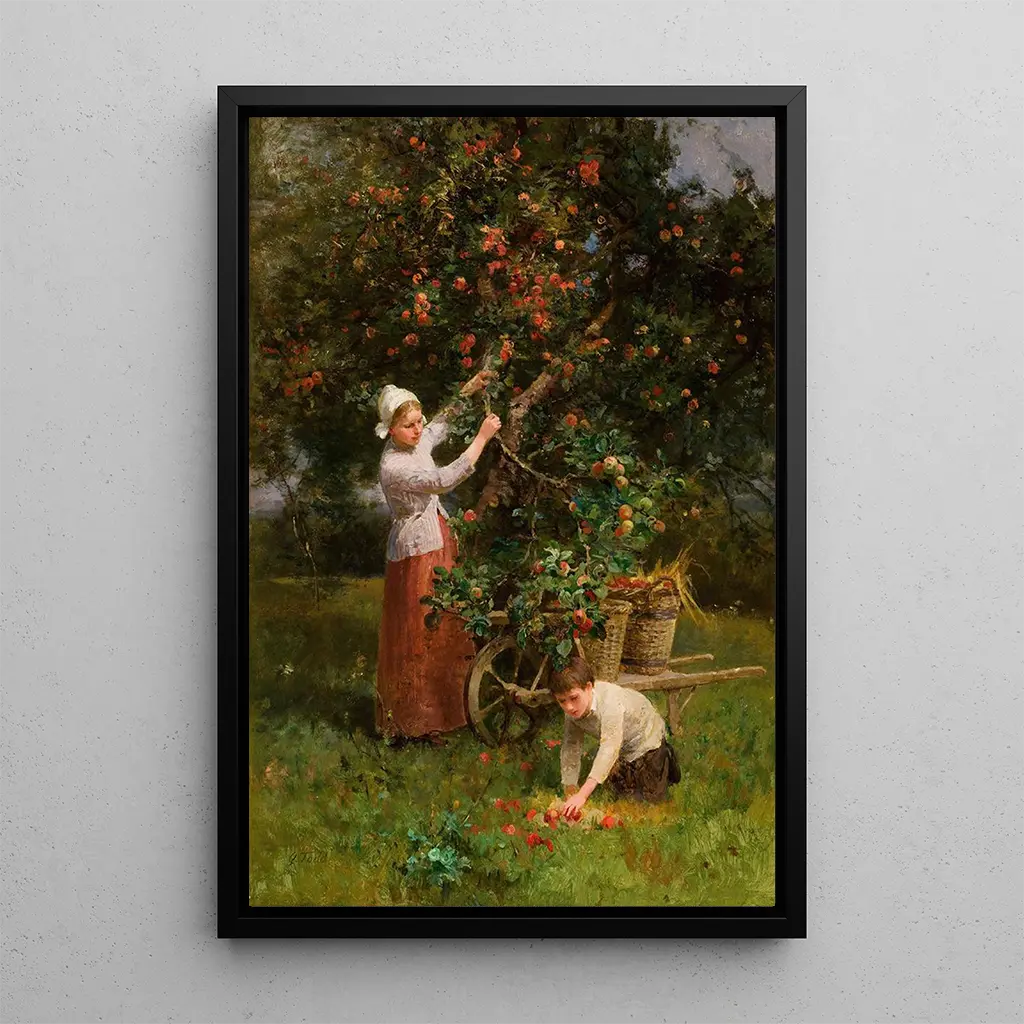 Henry George Todd - In the Orchard couen France.webp