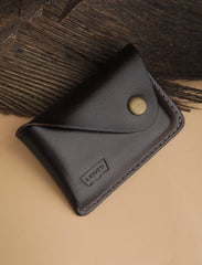 Men's Brown Solid Card Holder