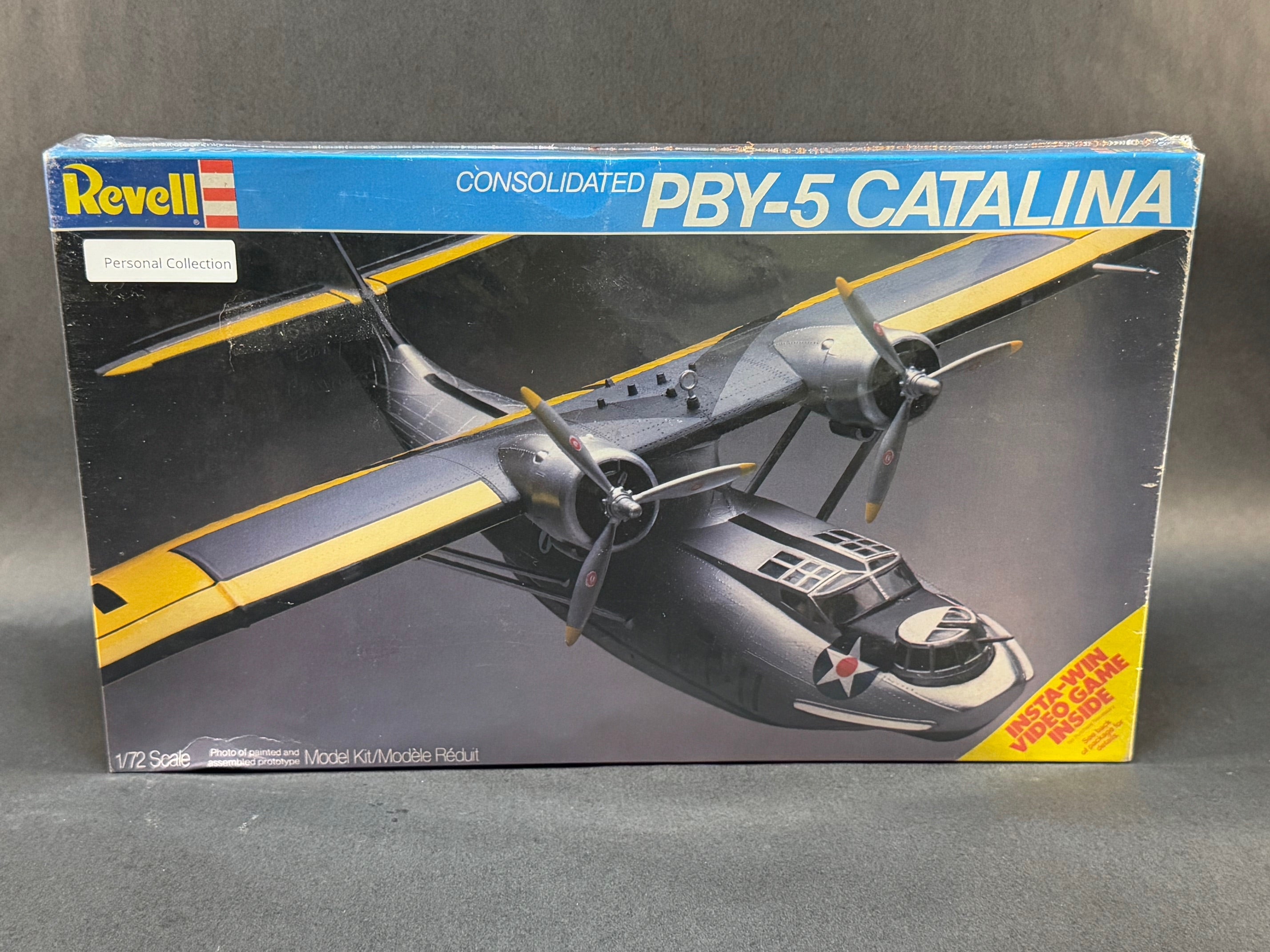 1982 Revell Model Kit 4522 1:72 Scale Consolidated PBY-5 Catalina