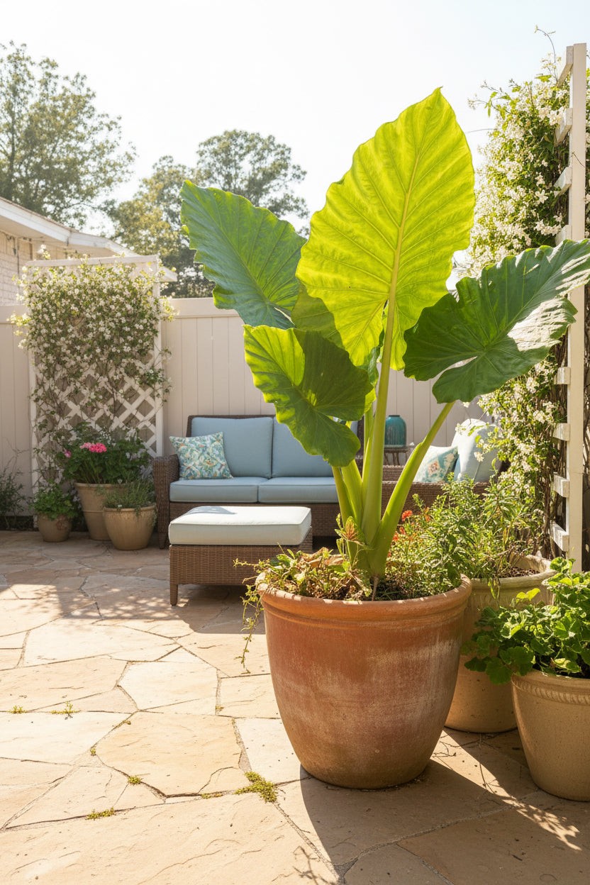 Upright Alocasia Odora Elephant Ear Bulb (Size 9/11 Large) - Blue Buddha Farm