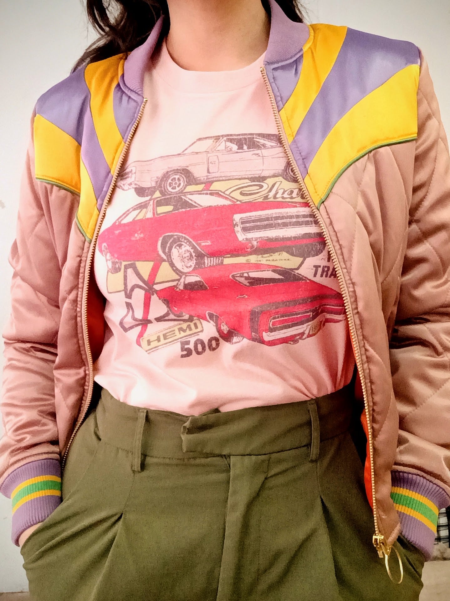 70s Style Peach Mopar Tee