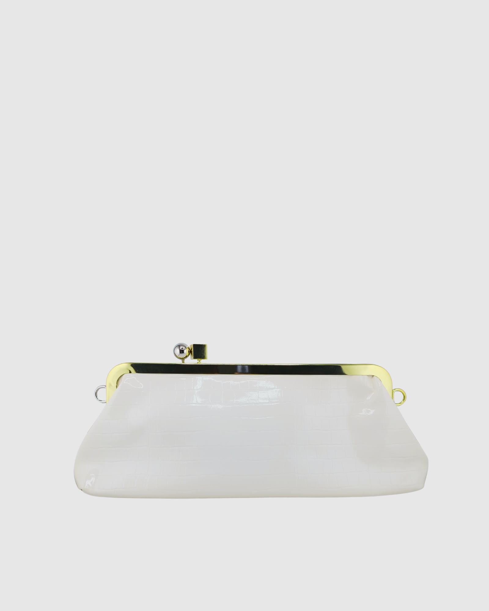 Izoa Lorena Clutch White