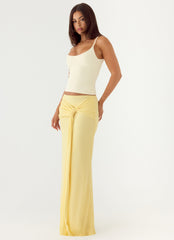 In Destiny Wrap Maxi Skirt - Yellow