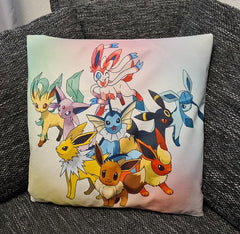 Pokemon Kissenbezug Evoli, Nachtara, Feelinara, Psiana, Glaziola, Flamara etc.-Tinisu