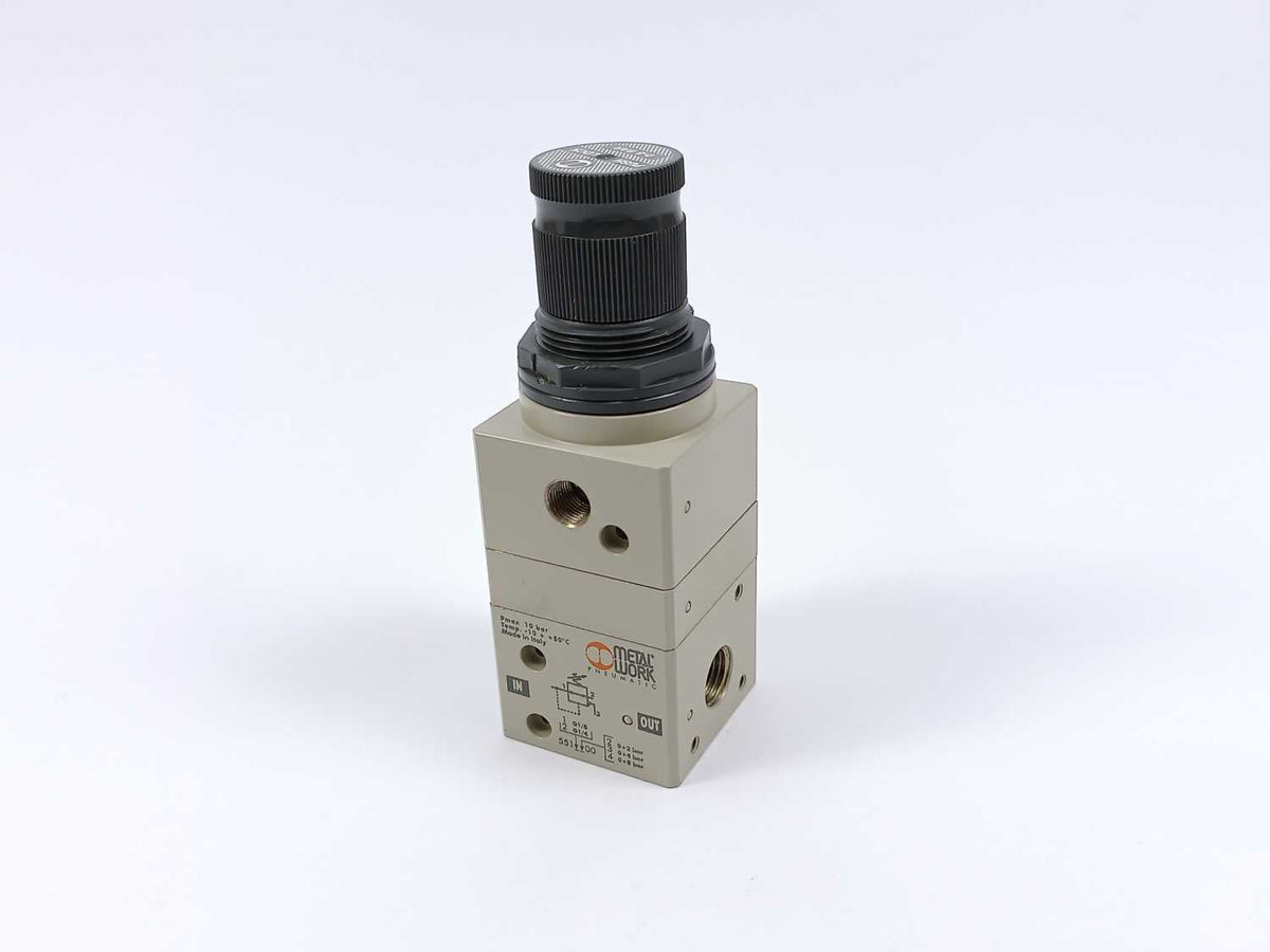 METAL WORK PNEUMATIC 5512400 GS 1/4'' 08 Precision Pressure Regulator