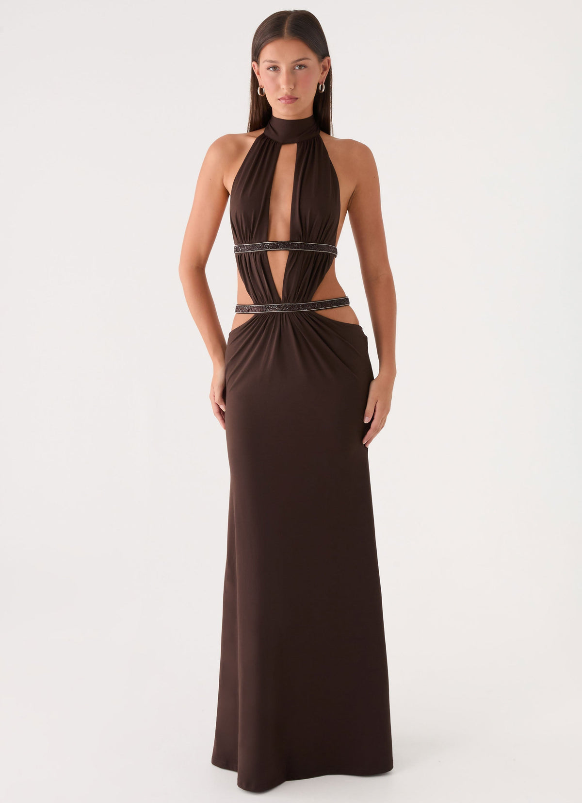 Kendrah Maxi Dress - Chocolate