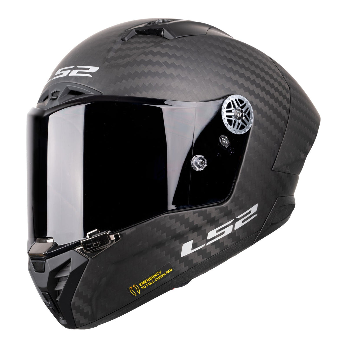 LS2 FF805 Thunder GP Pro (FIM 02) Helmet - Matte Black Size Small