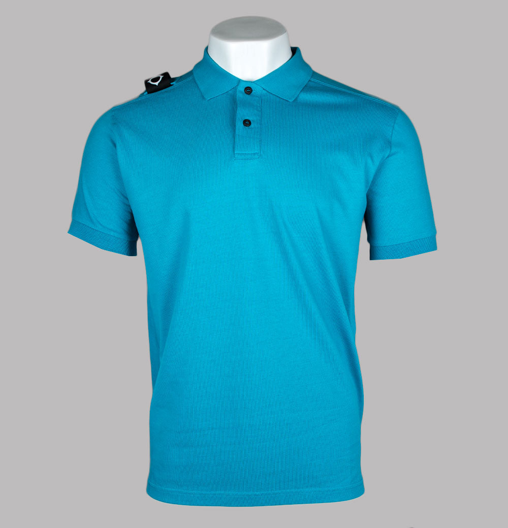 Ma.Strum SS Jersey Polo Shirt Vallarta Blue