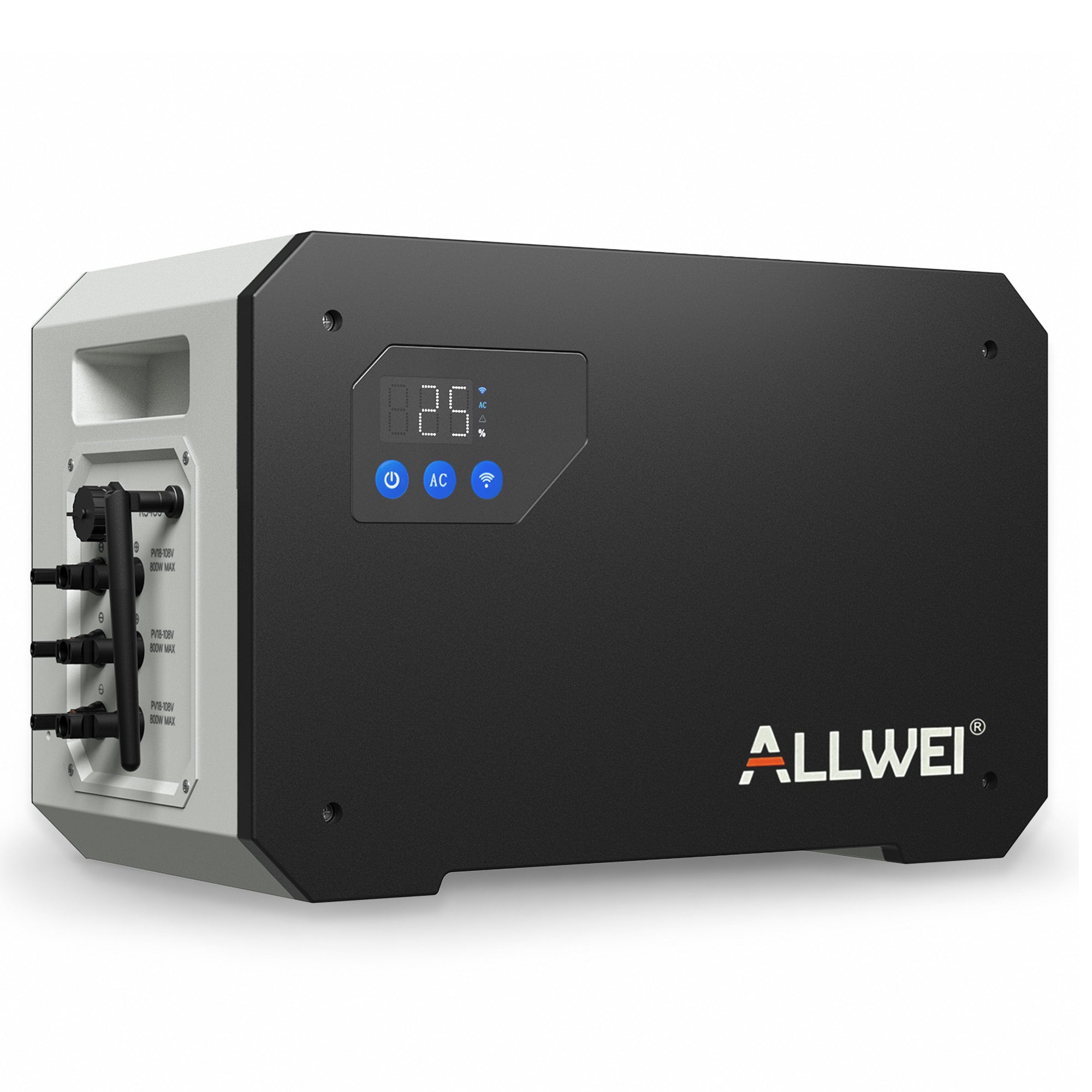 ALLWEI Balkonkraftwerk Speicher Sets von 1,6 kWh bis 3,2 kWh | LiFePO4, 1600W, erweiterbar bis 8 kWh, IP65, Plug & Play