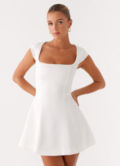 Maryjane Mini Dress - White
