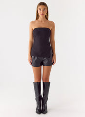 Midnight Glance Top - Black