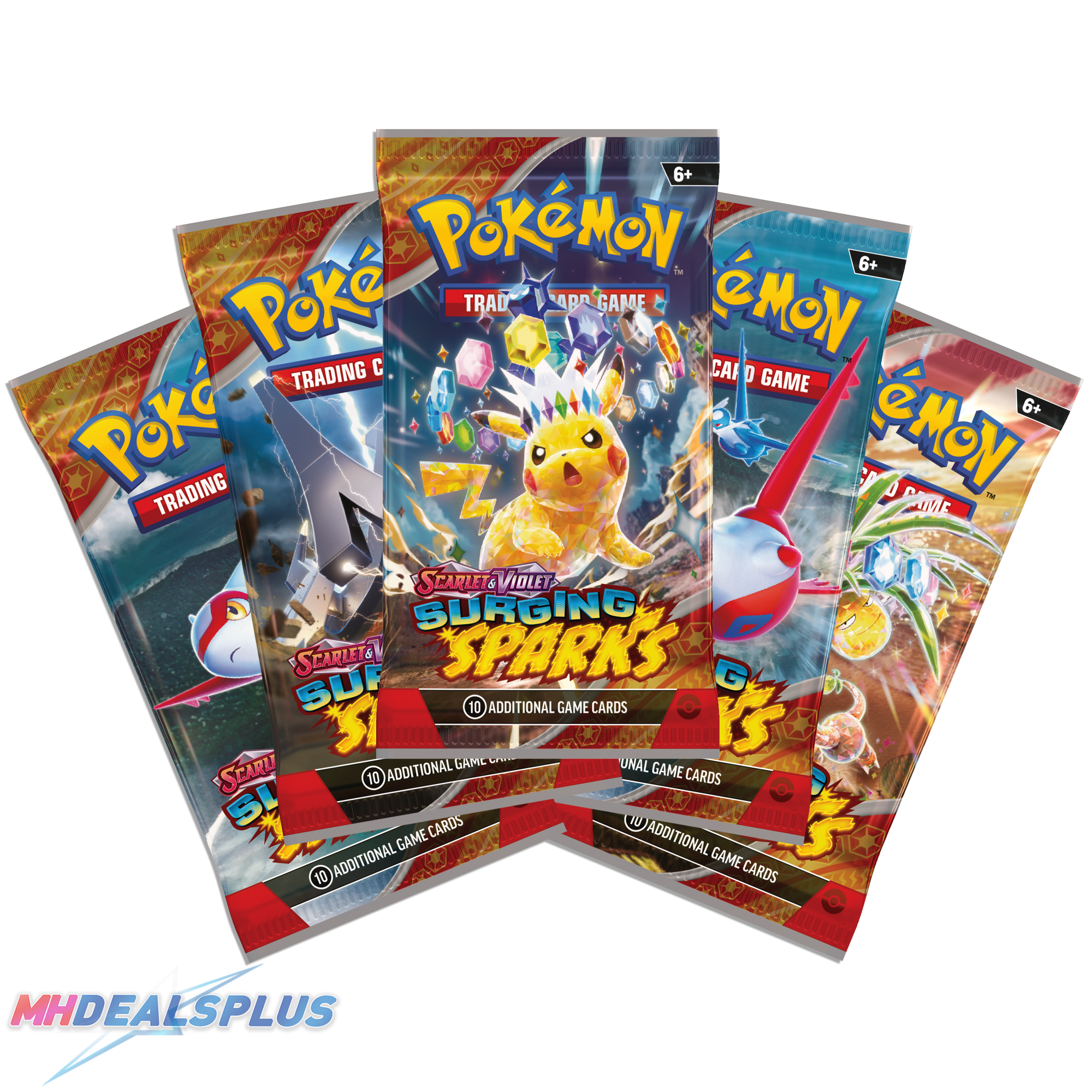 Pokemon Surging Sparks Booster Pack Set of 5