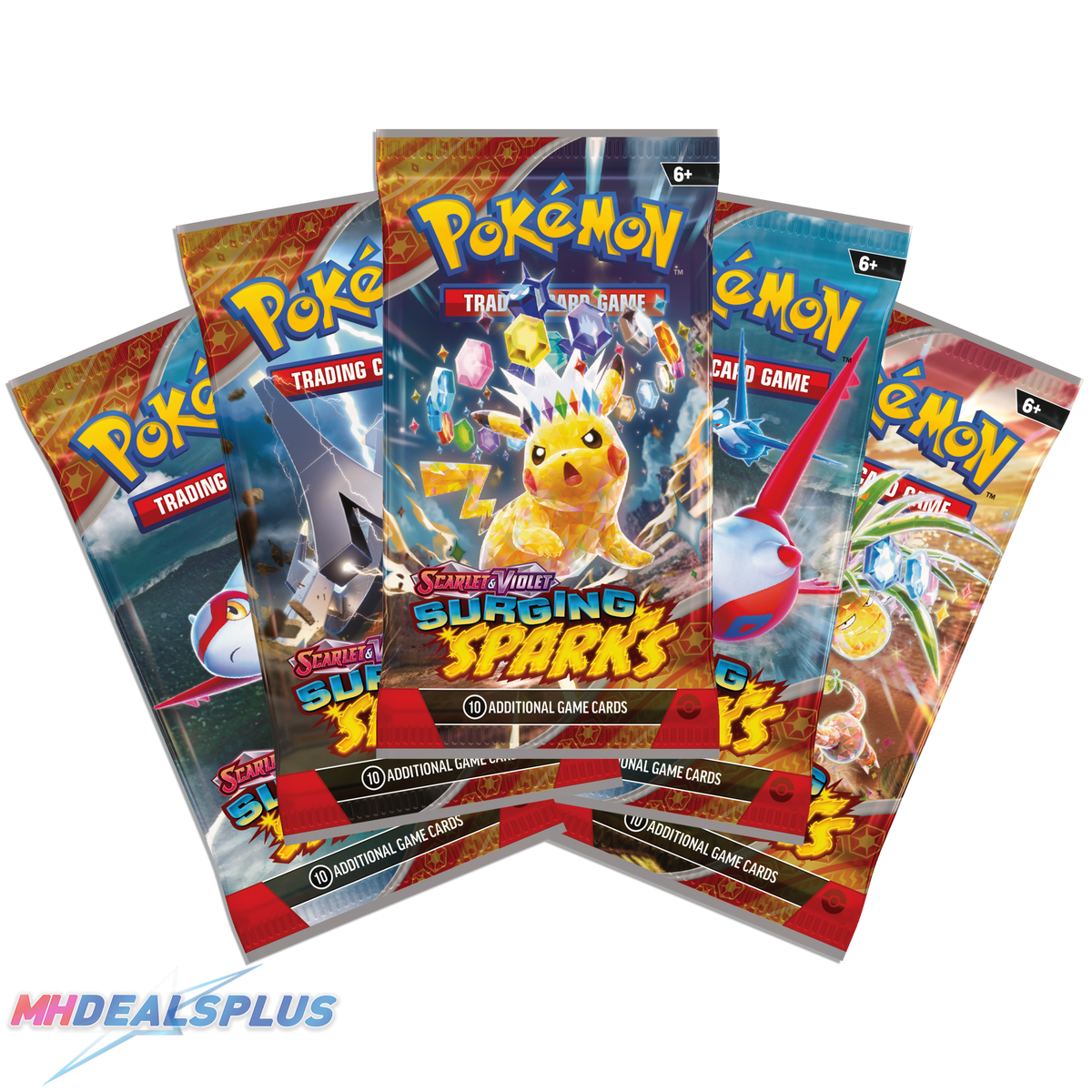 Pokemon Surging Sparks Booster Pack Set of 5