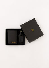 Passport Holder & Luggage Tag Set - Black
