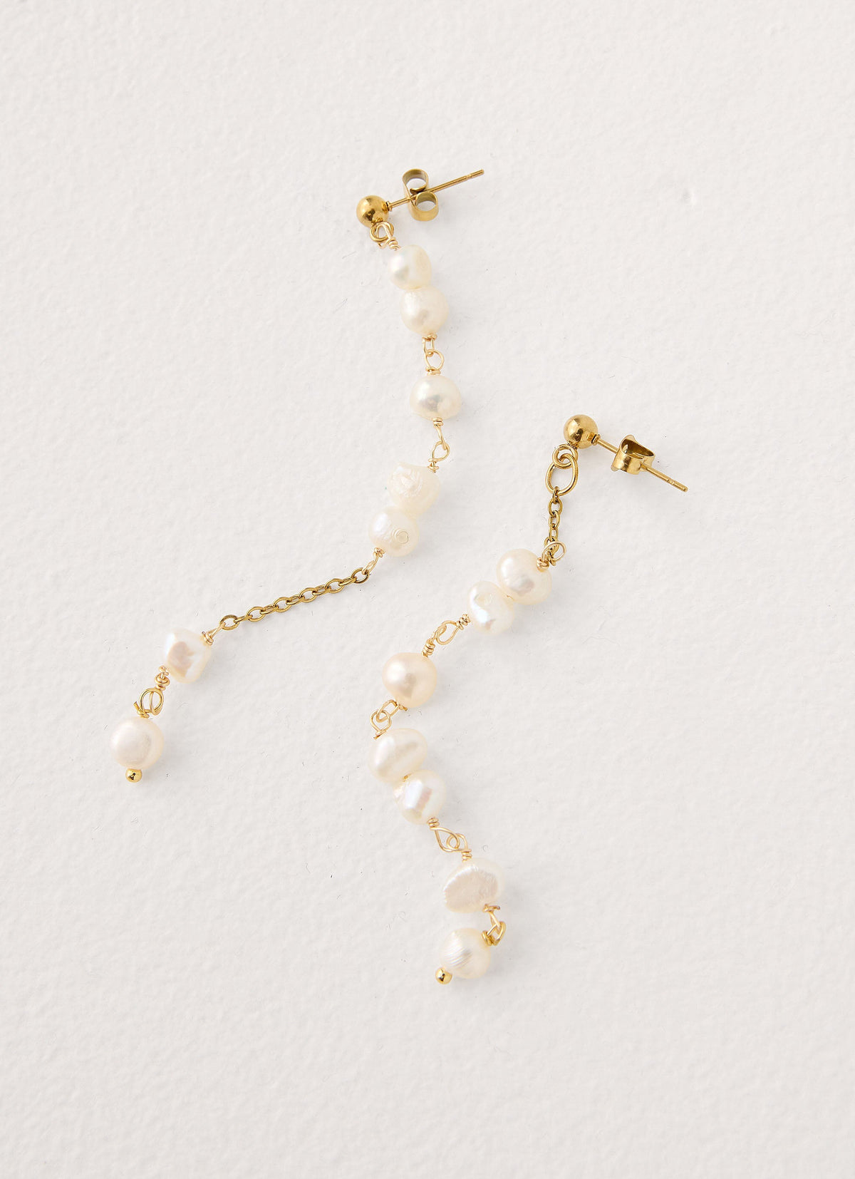 Pearla Earrings - Gold/Pearl