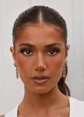 Fireside Gold Earrings - Gold