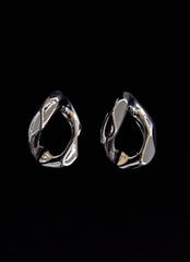 Fast Forward Earrings - Silver