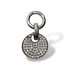 Ti Sento Milano Silver Pavé Zirconia Pendant