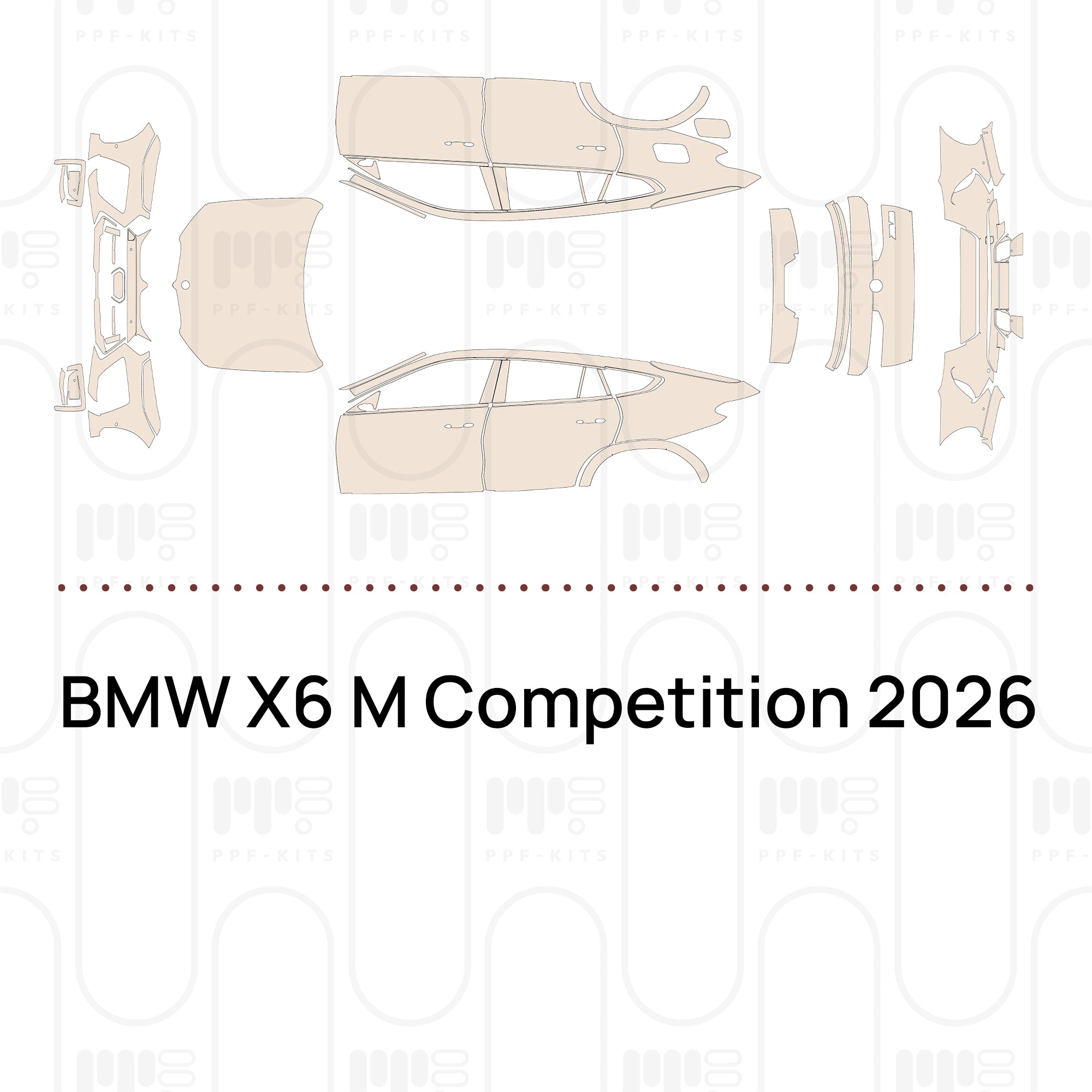 BMW X6 M Competition 2026 – Pre-Cut PPF