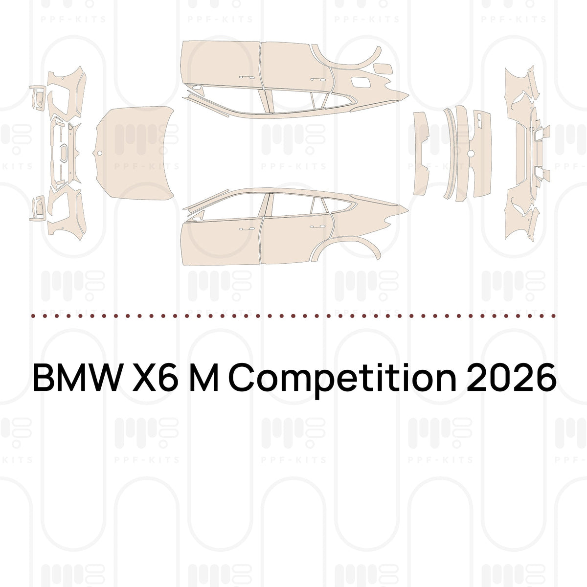 BMW X6 M Competition 2026 – Pre-Cut PPF