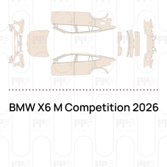 BMW X6 M Competition 2026 – Pre-Cut PPF