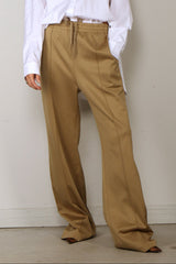 Tibi - Broek - Active Knit Scottie Jogger - Buff Tan