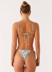 Ryland Bead Bikini Top - Santorini Floral