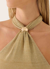 Sabine Halter Top - Gold