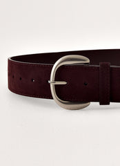 Saddel Muse Belt - Brown/Silver