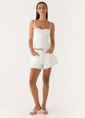 Samah Top - White
