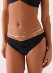 Scene Stealer Belly Chain - Silver