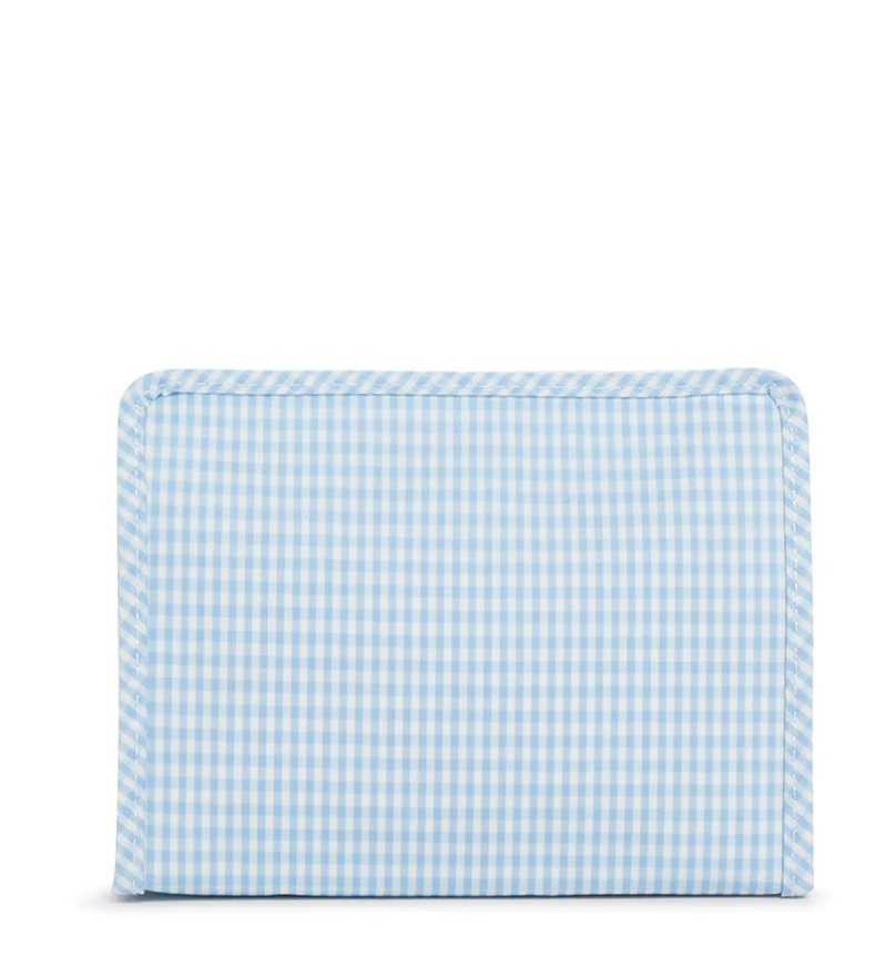 Large Roadie Pouch- Gingham Mist