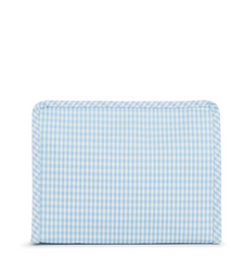 Large Roadie Pouch- Gingham Mist