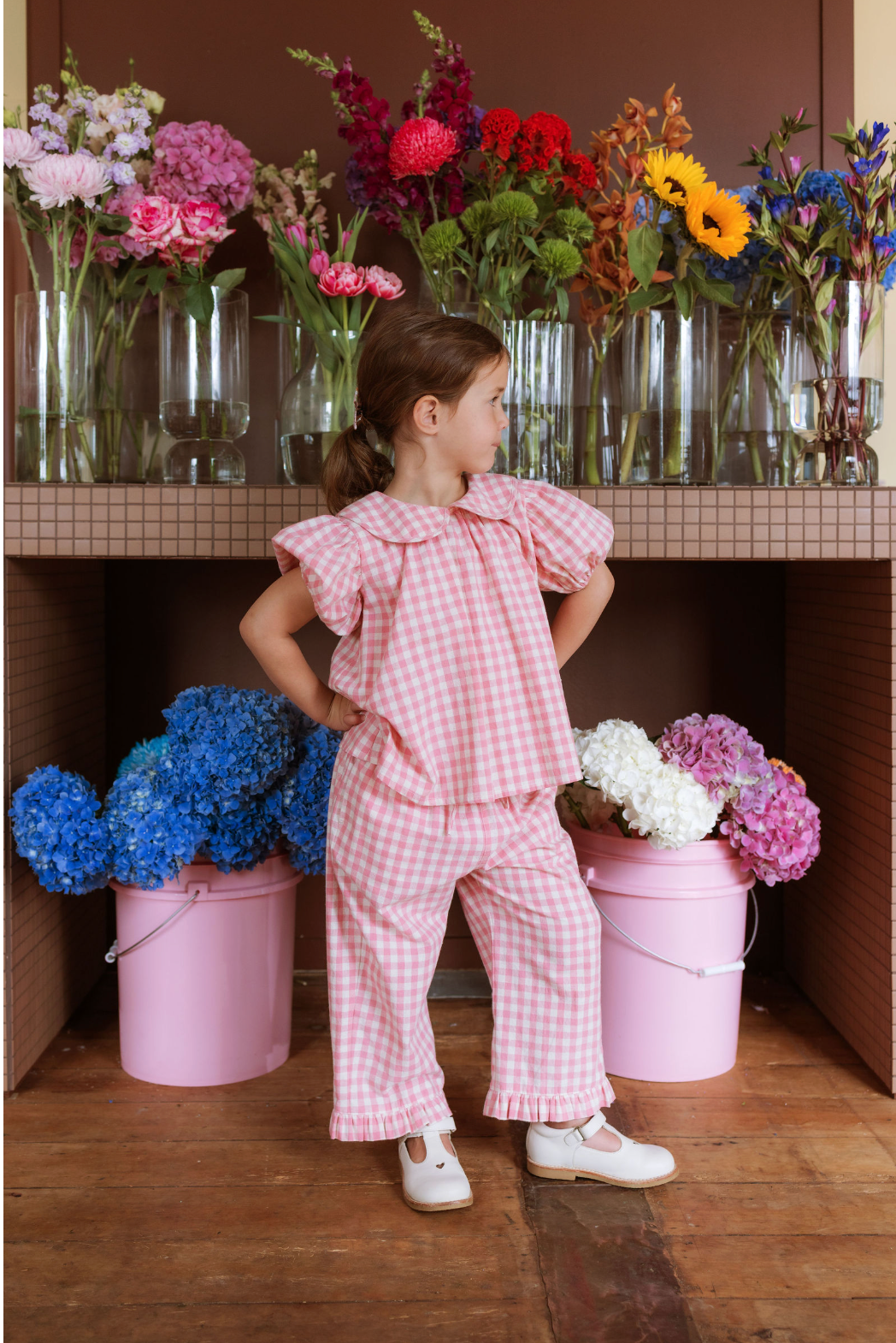 Elma Tillie Pants - Posy Check