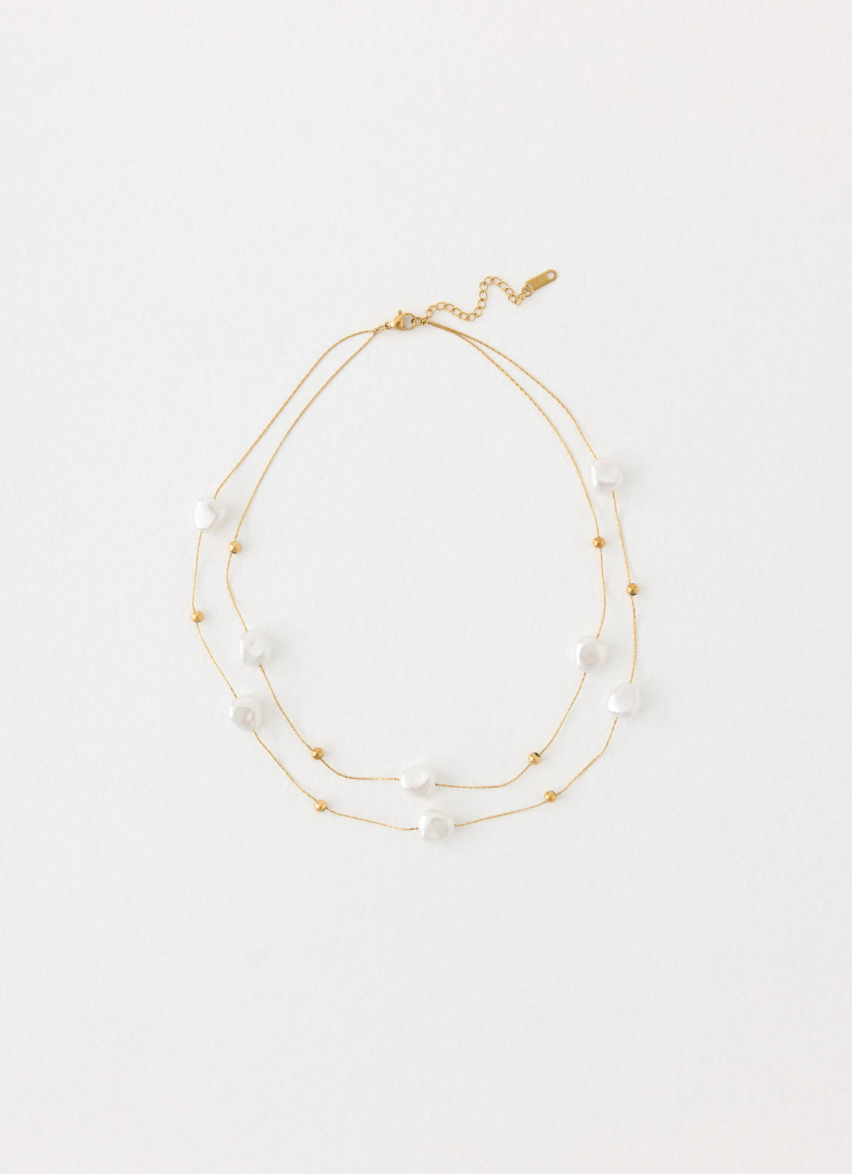 Serena Pearl Necklace - Pearl/Gold