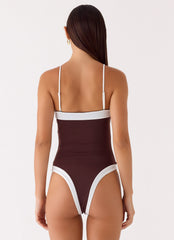 Shevie One Piece Swimsuit - Chocolate