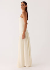 Slowing Tide Maxi Dress - Ivory