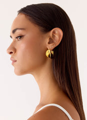 Sol Beam Earrings - Gold