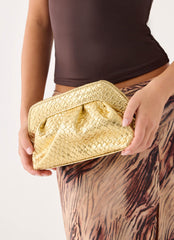 Solstice Clutch Bag - Gold