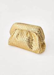 Solstice Clutch Bag - Gold