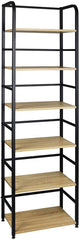 Étagère sur pied avec 6 étagères 50 x 30 x 176 cm chêne clair 19_0000129